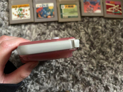 Game Boy Advance Clear Pink Set