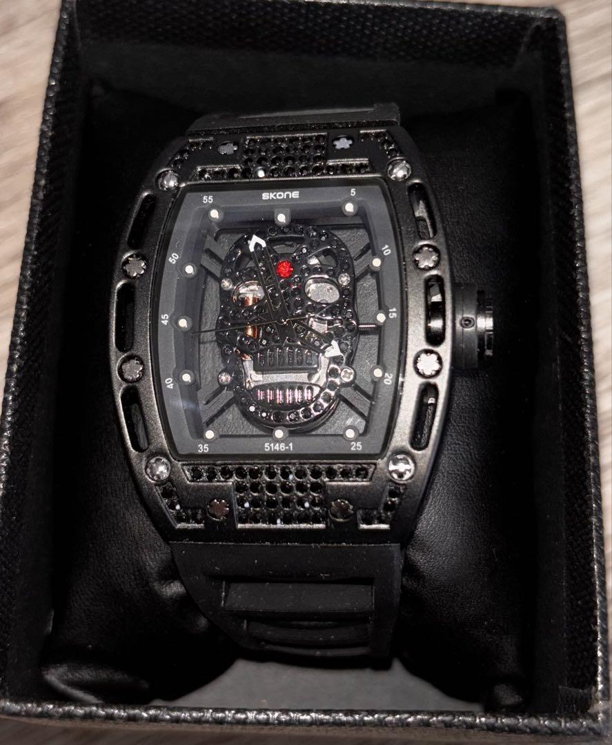 Unused SKONE Men's Skeleton Watch