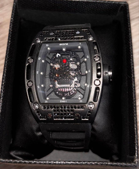 Unused SKONE Men's Skeleton Watch