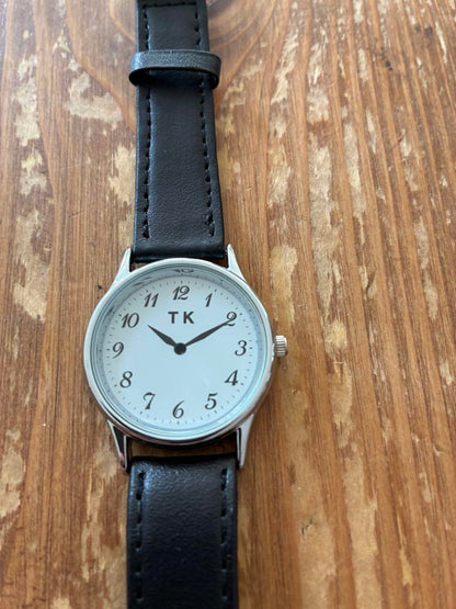 TK Wound Watch Silver/Black