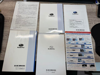 SUBARU Legacy Touring Wagon B4 Outback Owner's Manual