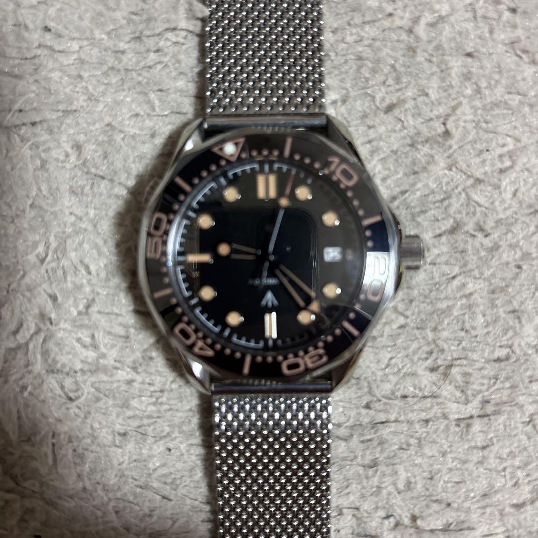 Vintage NH35 Automatic Winding Watch Divers Edition No Logo MOD Homage