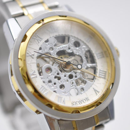 SEWOR Skeleton Men's Automatic Winding Watch