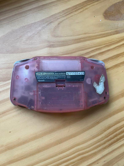 Game Boy Advance Clear Pink