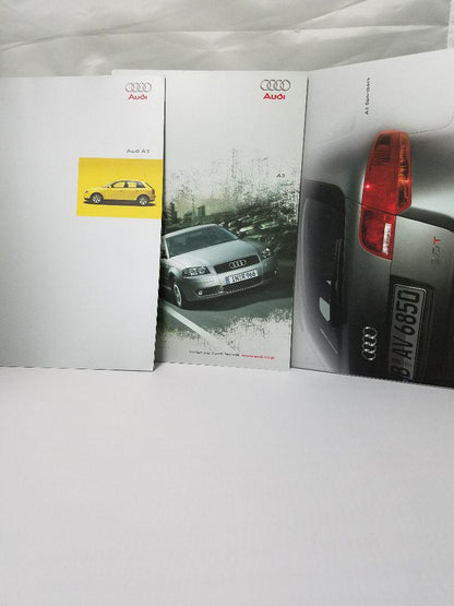 Audi A3 Catalog New and Unused 3 Types