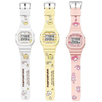 My Melody Pink Digital Watch Made in Overseas Sanrio Official Product
