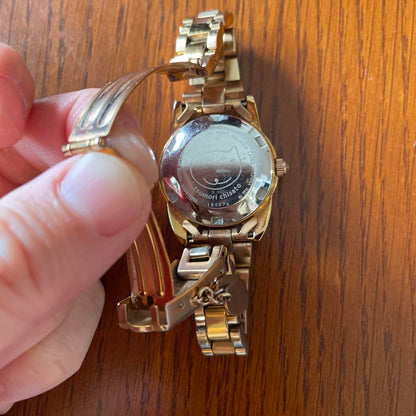 Tsumori Chisato Automatic Winding Watch Komanekeko Gold