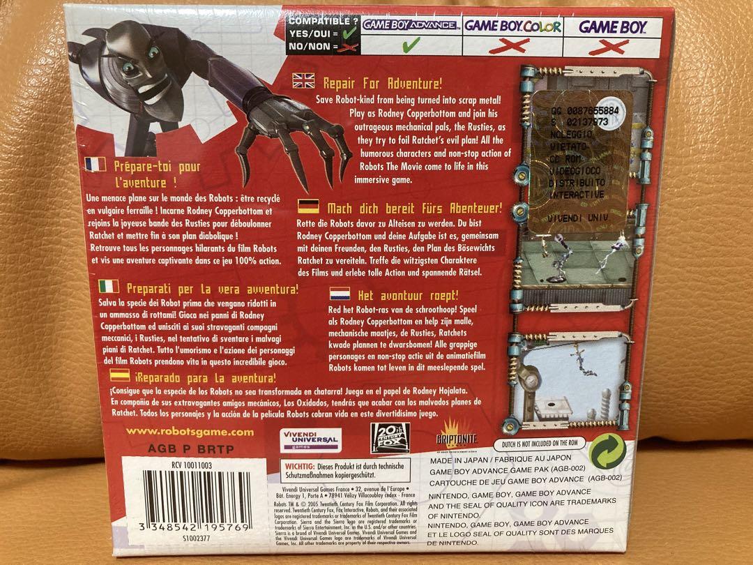 New item Unopened Overseas version Japan not released ROBOTS GBA