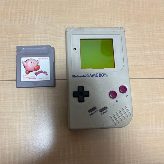 Nintendo GAME BOY Console and Kirby's Star Stacker Set