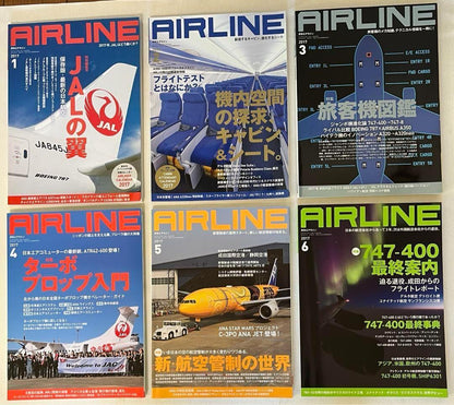 [Summary Sale] Monthly Airline (AIR LINE) 2017 January-December Set