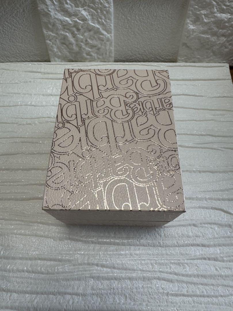 Barbie Heart-Shaped Stone Pink Leather Watch Barbie