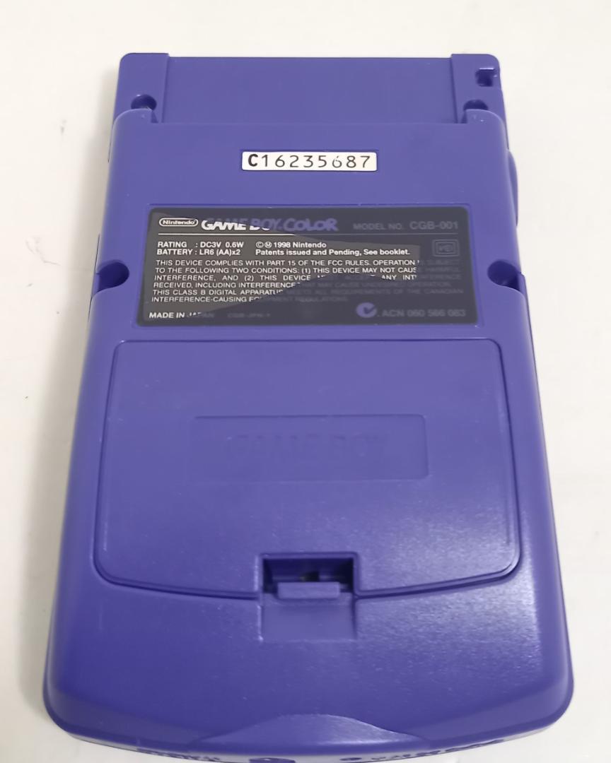 [Game Boy Color] Game Boy Color Purple CGB-S-PUA Box with Manual