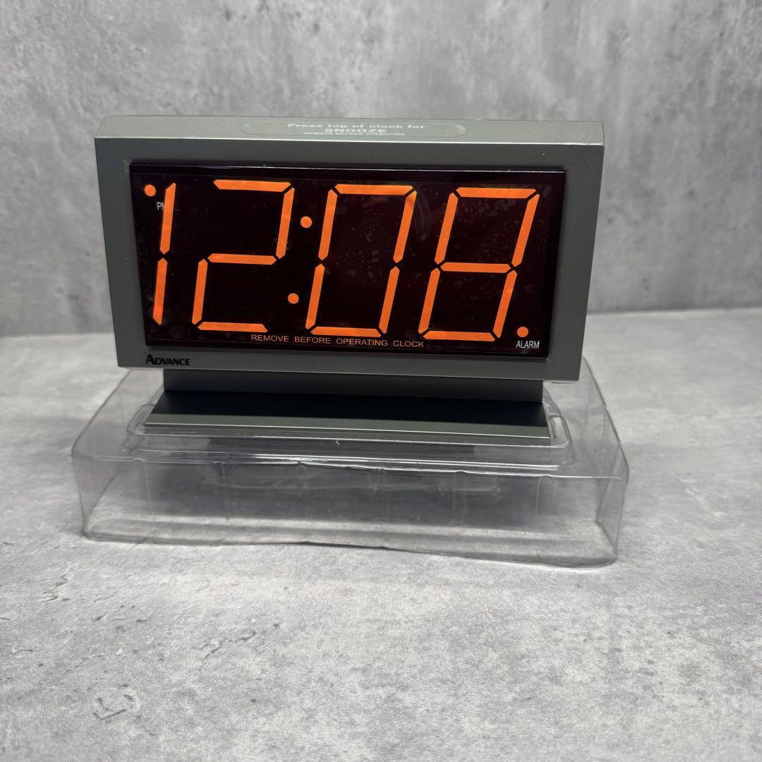 Rare New Digital Desk Clock 110V Compatible