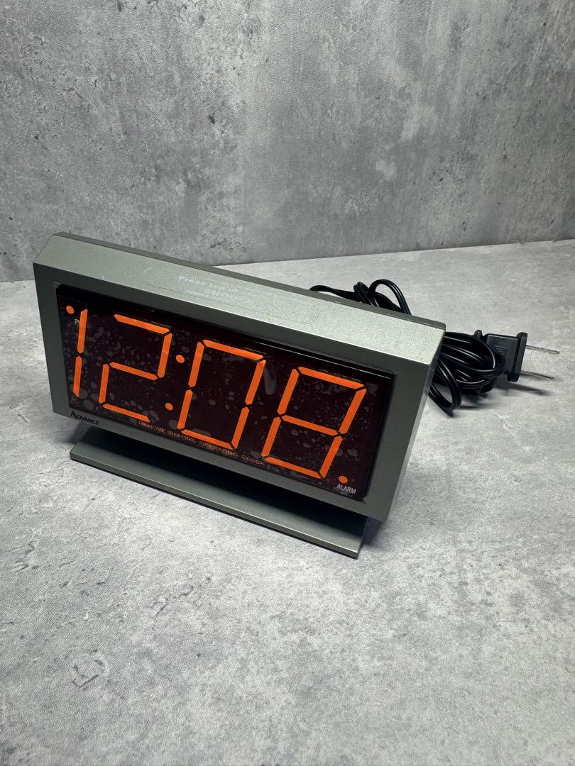 Rare New Digital Desk Clock 110V Compatible