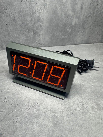 Rare New Digital Desk Clock 110V Compatible