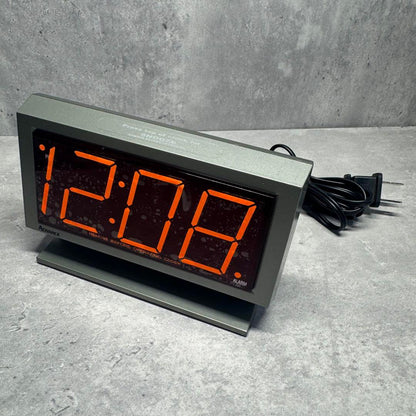 Rare New Digital Desk Clock 110V Compatible