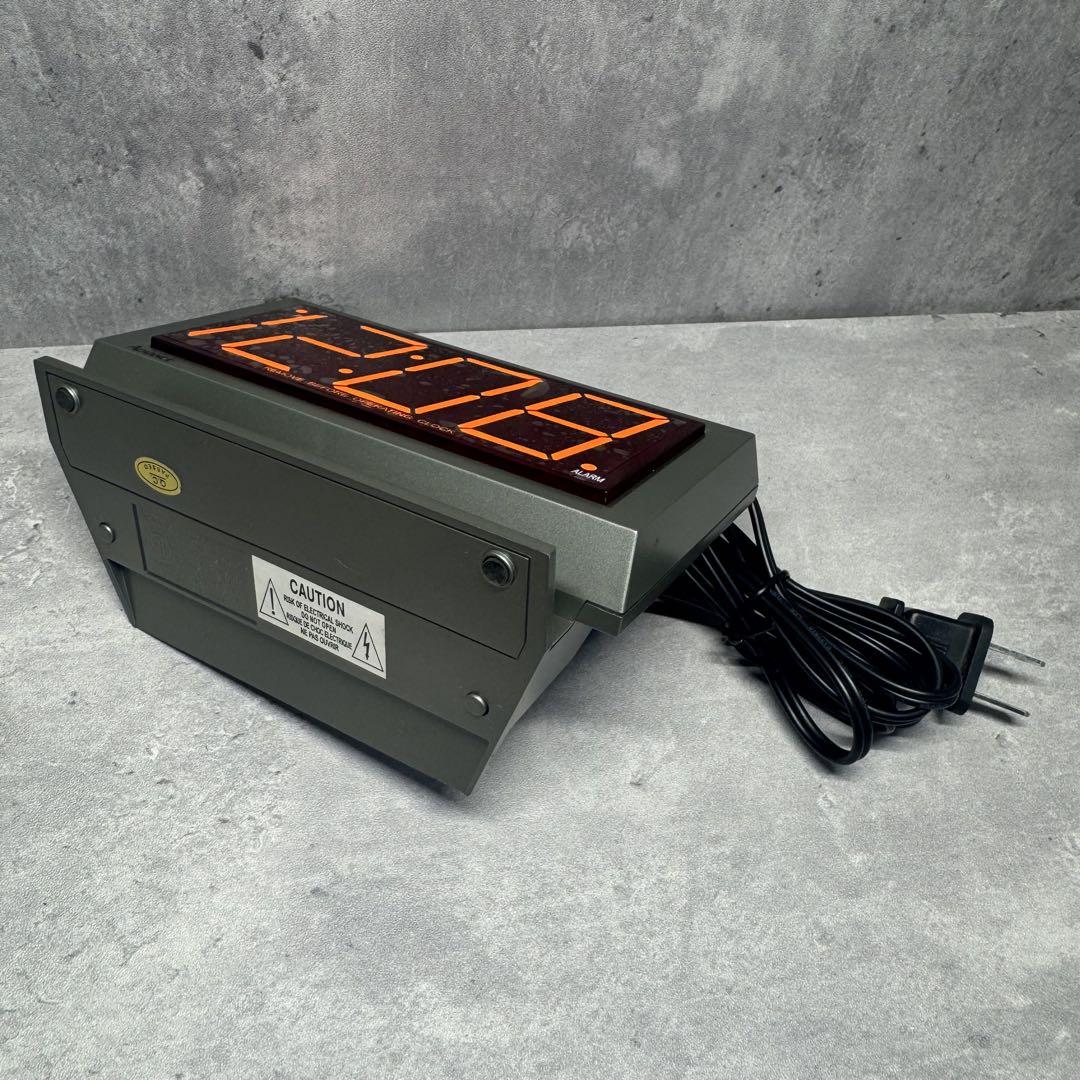 Rare New Digital Desk Clock 110V Compatible