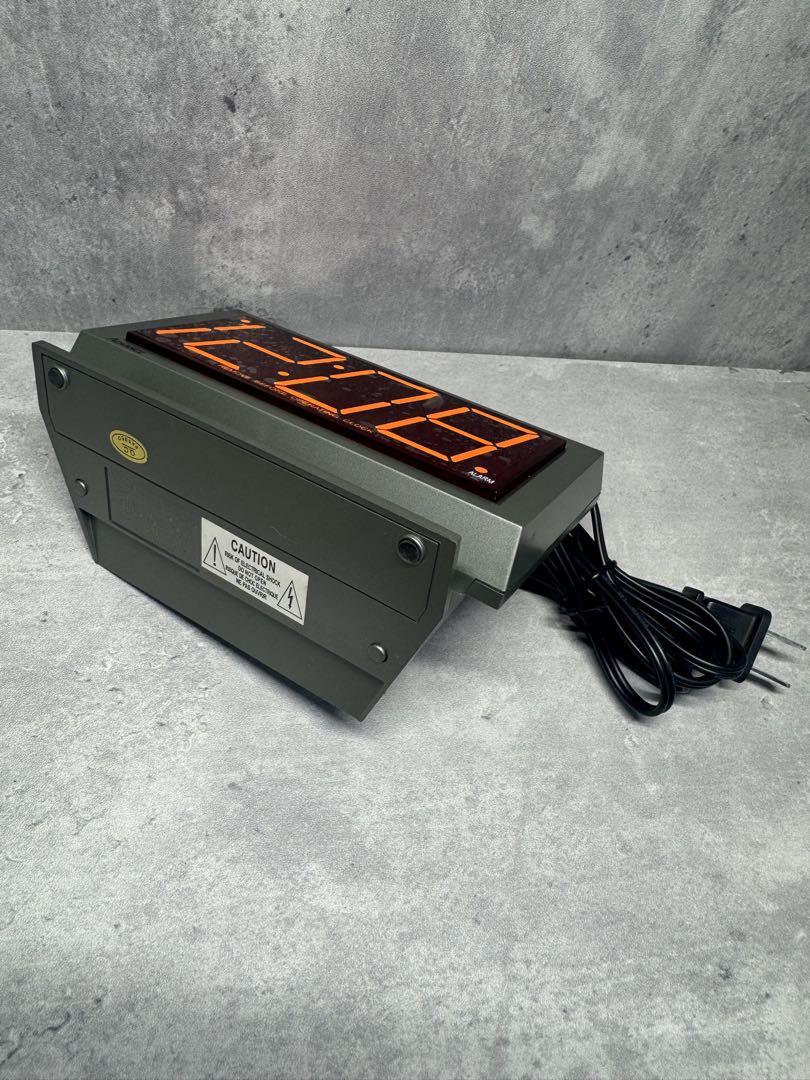 Rare New Digital Desk Clock 110V Compatible