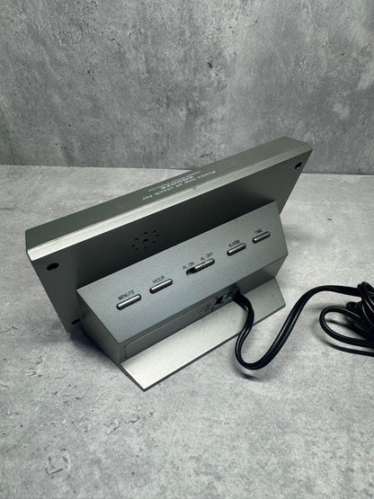 Rare New Digital Desk Clock 110V Compatible