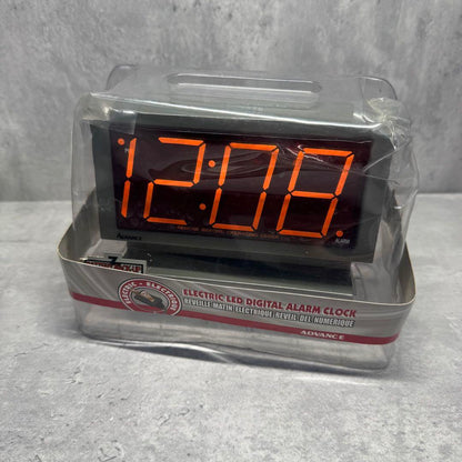 Rare New Digital Desk Clock 110V Compatible