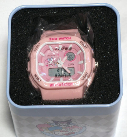 My Melody Pink Analog Digital Watch Sanrio Overseas Brand