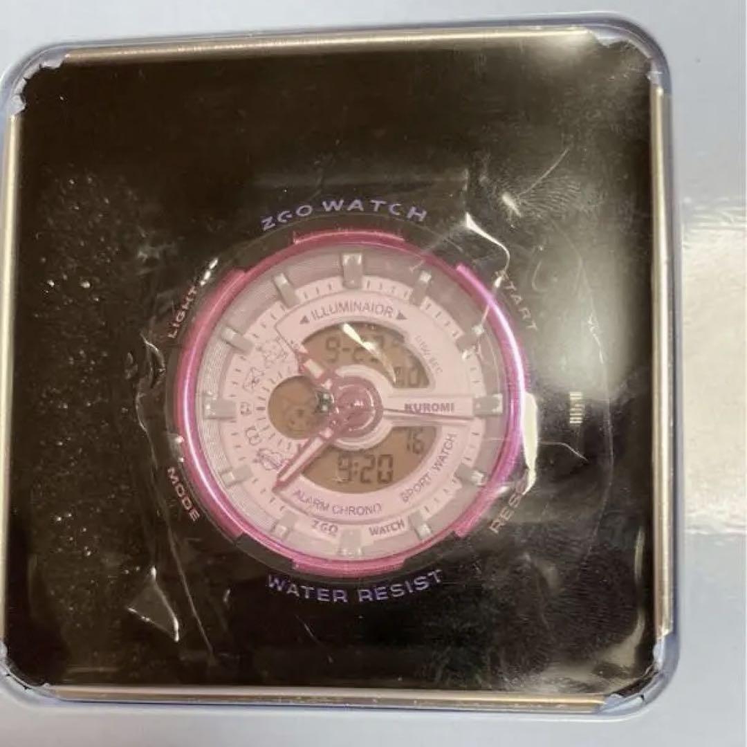 New Kuromi Analog-Digital Watch with 2-3 Bonus Items, Overseas Limited Edition