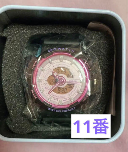 New Kuromi Analog-Digital Watch with 2-3 Bonus Items, Overseas Limited Edition