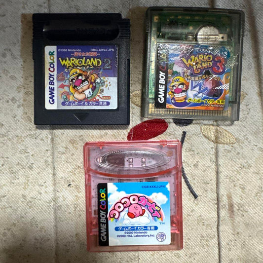 Game Boy Color Software 3-Piece Set