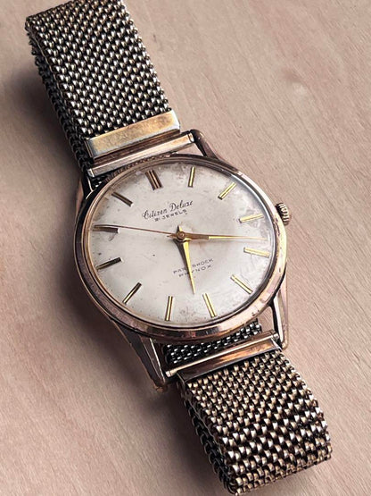 [Working / Vintage] CITIZEN Deluxe – 21 Jewels / Italian Mesh Band