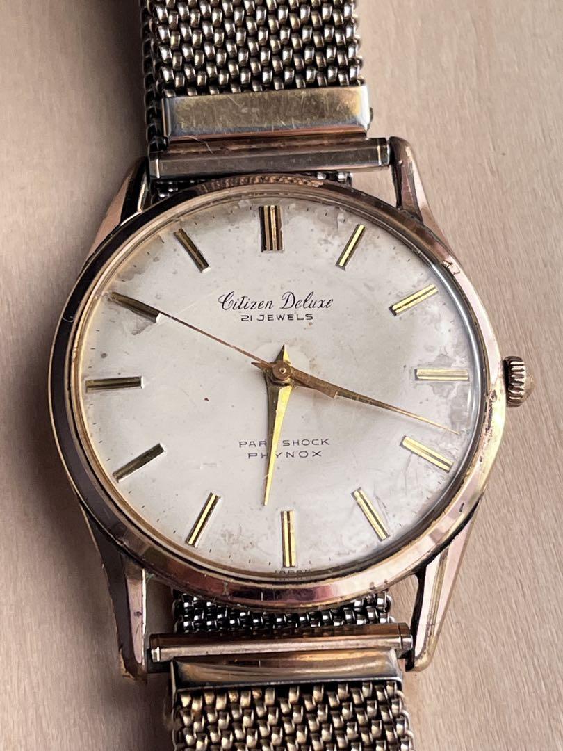 [Working / Vintage] CITIZEN Deluxe – 21 Jewels / Italian Mesh Band