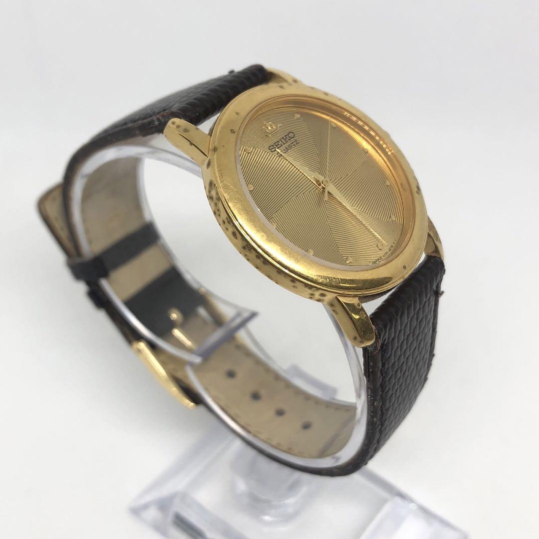 SEIKO Seiko V701-7020 Gold New Battery Operating Product