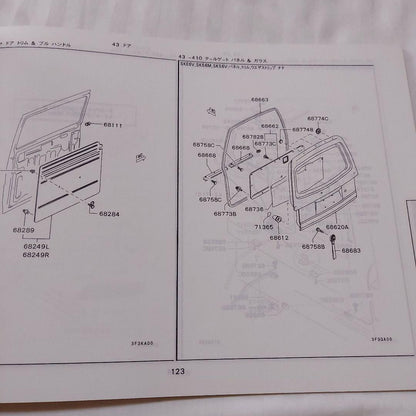 Mitsubishi Delica Cargo Illustrated Catalog