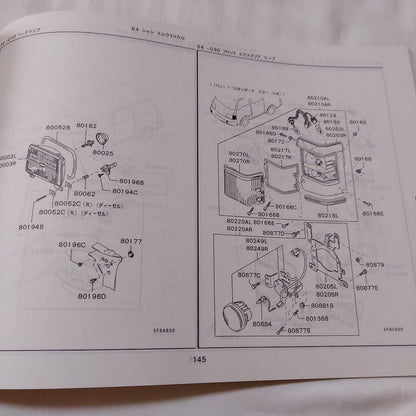 Mitsubishi Delica Cargo Illustrated Catalog
