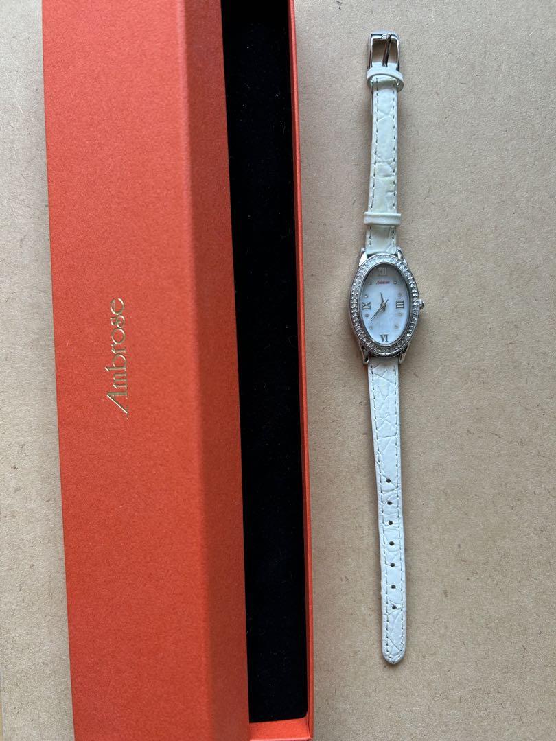 Ambrose Oval Winding Watch White