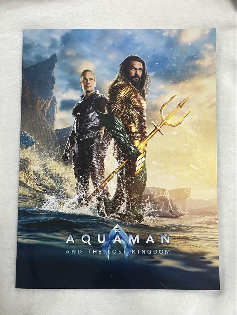 AQUAMAN AND THE LOST KINGDOM Movie Pamplet Full 38 Pages