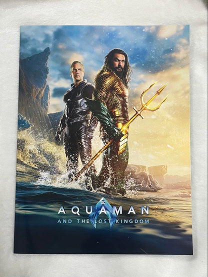 AQUAMAN AND THE LOST KINGDOM Movie Pamplet Full 38 Pages