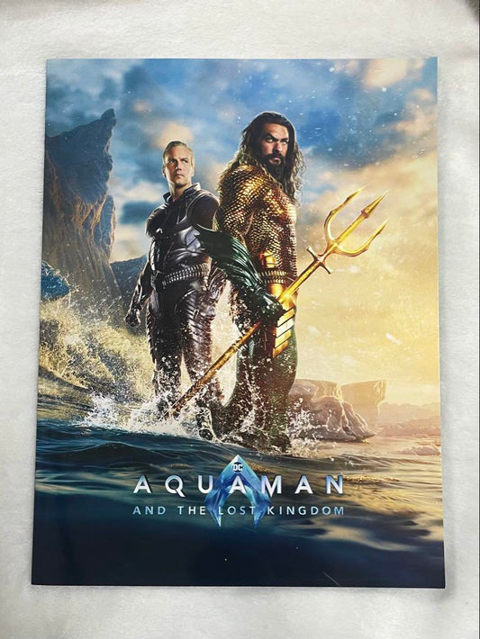 AQUAMAN AND THE LOST KINGDOM Movie Pamplet Full 38 Pages