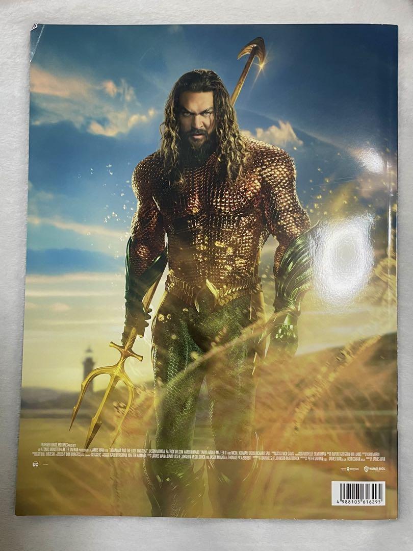 AQUAMAN AND THE LOST KINGDOM Movie Pamplet Full 38 Pages