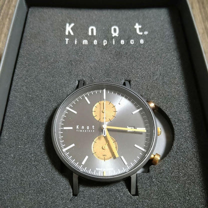 [Try-on only … replacement battery installed] knot AC-39 Chronograph Beltless