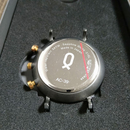 [Try-on only … replacement battery installed] knot AC-39 Chronograph Beltless