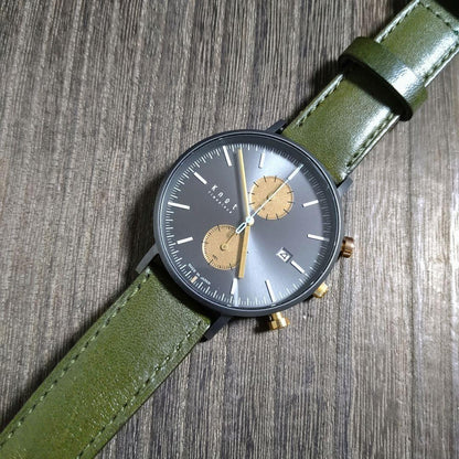 [Try-on only … replacement battery installed] knot AC-39 Chronograph Beltless