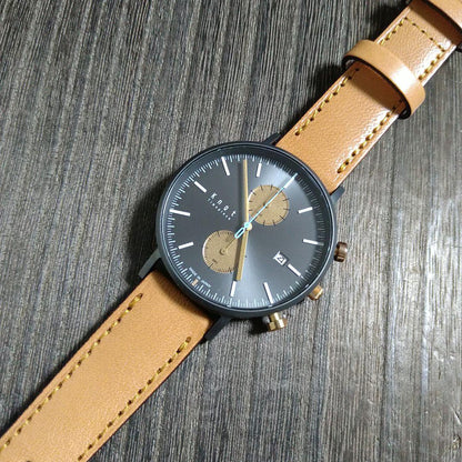 [Try-on only … replacement battery installed] knot AC-39 Chronograph Beltless