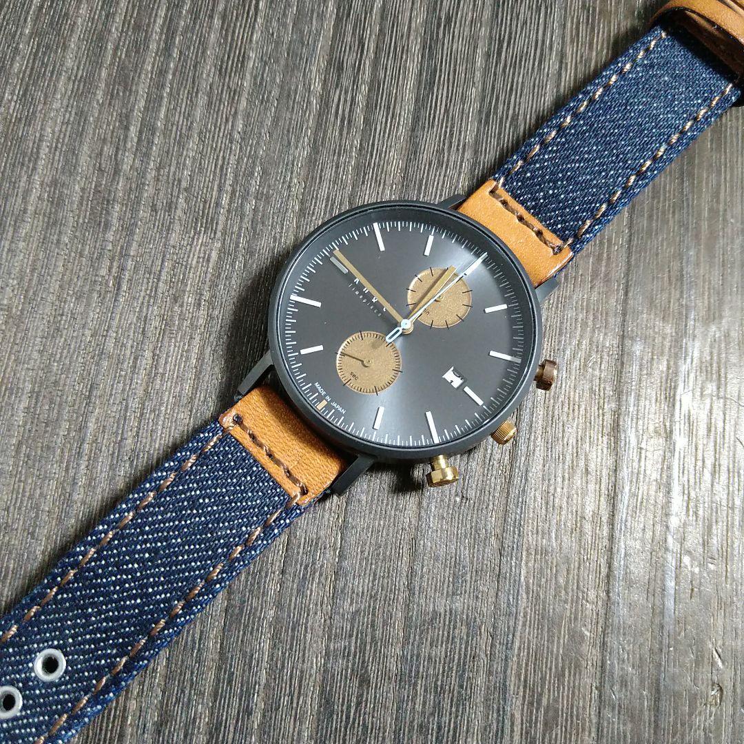 [Try-on only … replacement battery installed] knot AC-39 Chronograph Beltless