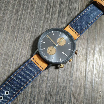 [Try-on only … replacement battery installed] knot AC-39 Chronograph Beltless