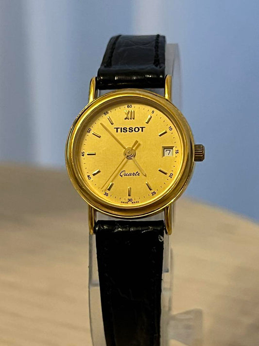 [Battery Replaced] TISSOT Ladies Quartz Date Watch