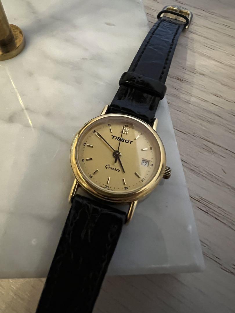 [Battery Replaced] TISSOT Ladies Quartz Date Watch