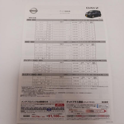 Nissan DAYZ Highway STAR Catalog