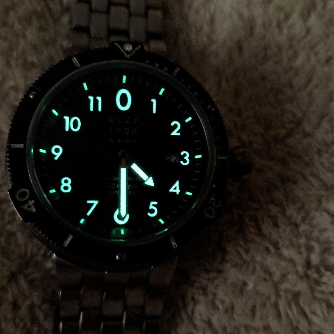 Nice! Discounted Divers Watch CCCP Automatic Winding Watch 100m Water Resistant