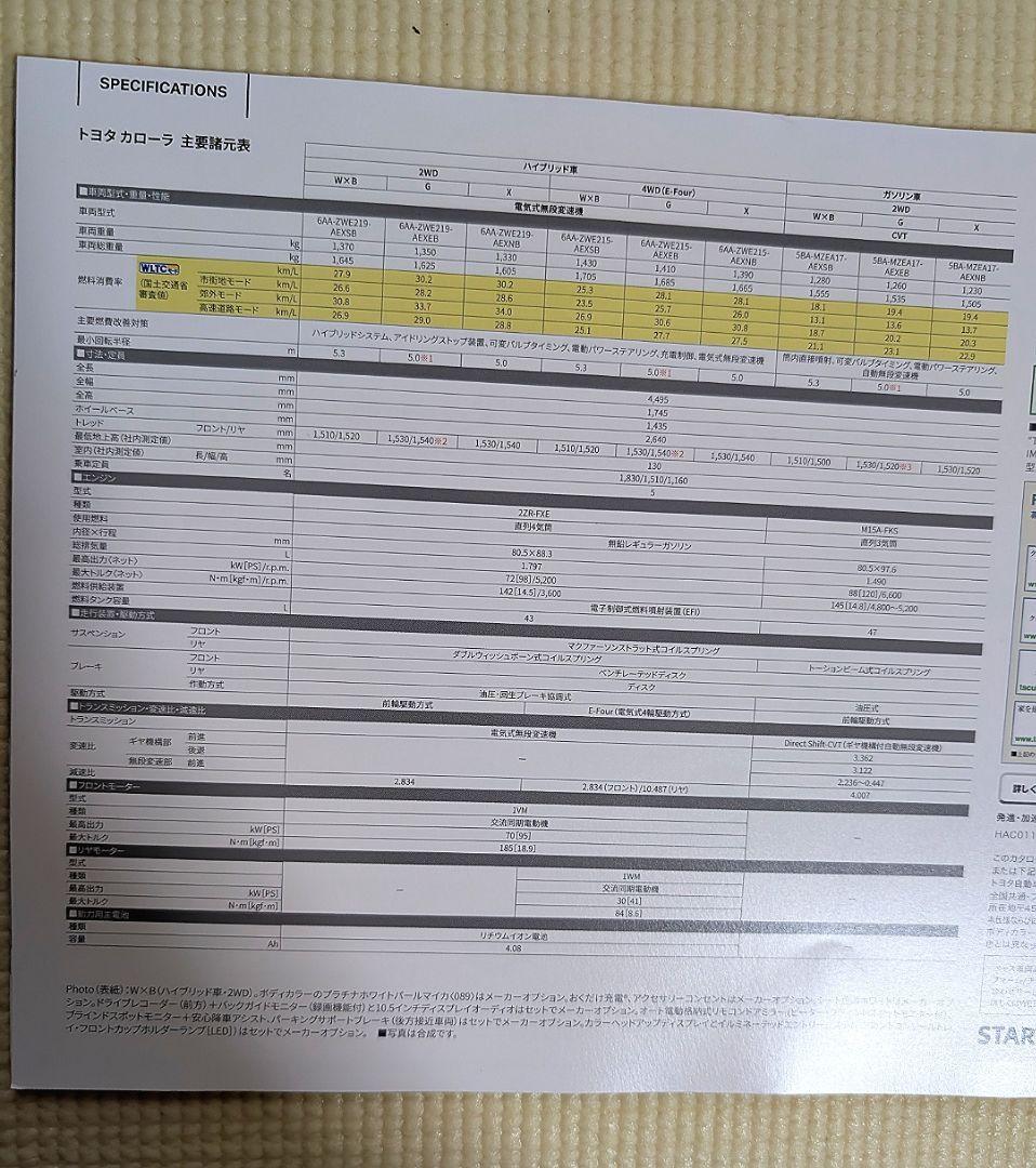 Toyota Corolla Catalog (Current Model 12th Generation) Corolla