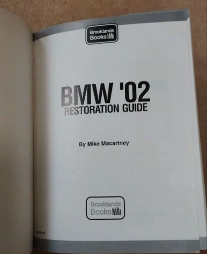 BMW '02 Restoration Guide